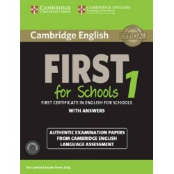 Cambridge English First For Schools 1 - Self Study Edition 